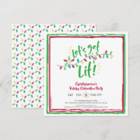 LET'S GET LIT | Holiday Lights | Holiday Party