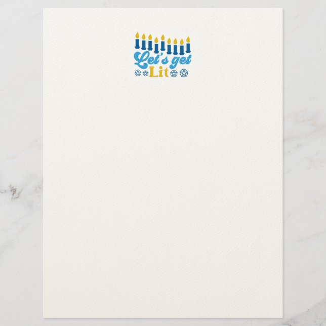 Let's Get Lit! Letterhead (Front)