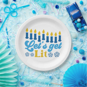 Let's Get Lit! Paper Plates