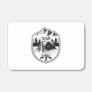 Let's Get Lit Tents Camping Classic Matchboxes