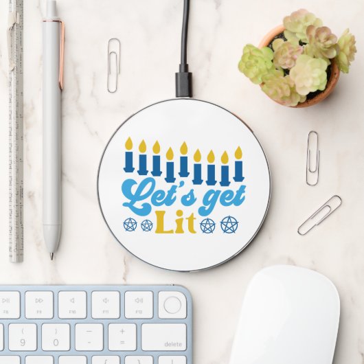 Let's Get Lit! Wireless Charger (Desk)