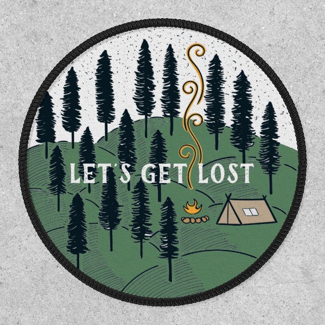 Let's Get Lost | Retro Camp Patch (Front)