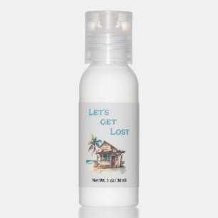 Lets get lost tropical island travel hand lotion