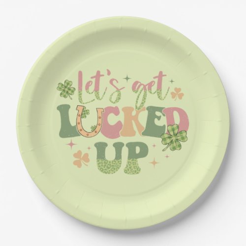 Lets Get Lucked Up Paper Plates