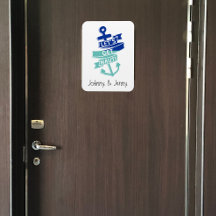 Lets Get Nauti Cruise Door Decoration Marker
