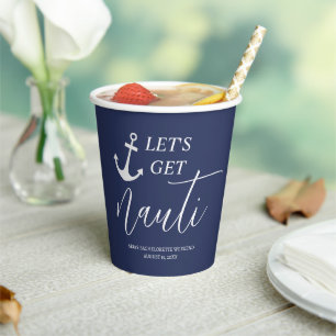 Let's Get Nauti Paper Cups