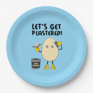Let's Get Plastered  Paper Plates