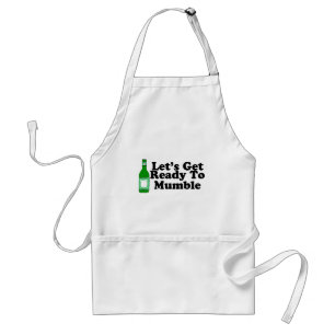 Lets Get Ready To Mumble Adult Apron