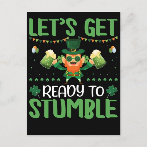 Lets Get Ready To Stumble Postcard