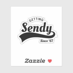 Let's Get Sendy Mason 67 Meme Vintage Sticker