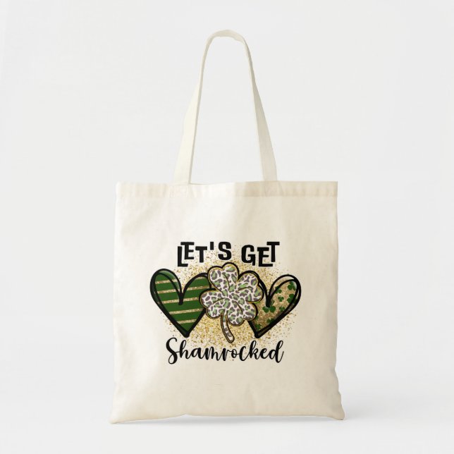 Let's Get Shamrocked Tote Bag (Front)