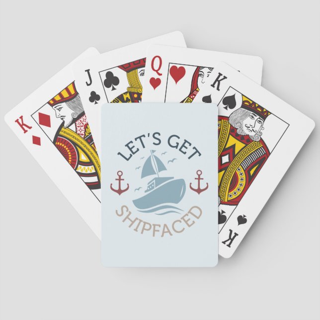 Let's Get Shipfaced Poker Cards (Back)