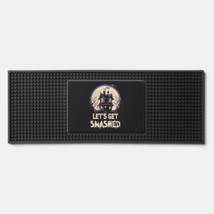 Let's Get Smashed Halloween Bar Mat