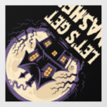 Let&#39;s Get Smashed Halloween Wall Decal