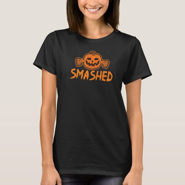 Let's Get Smashed Pumpkin Healthy Organic Juice Pr T-Shirt (Front)