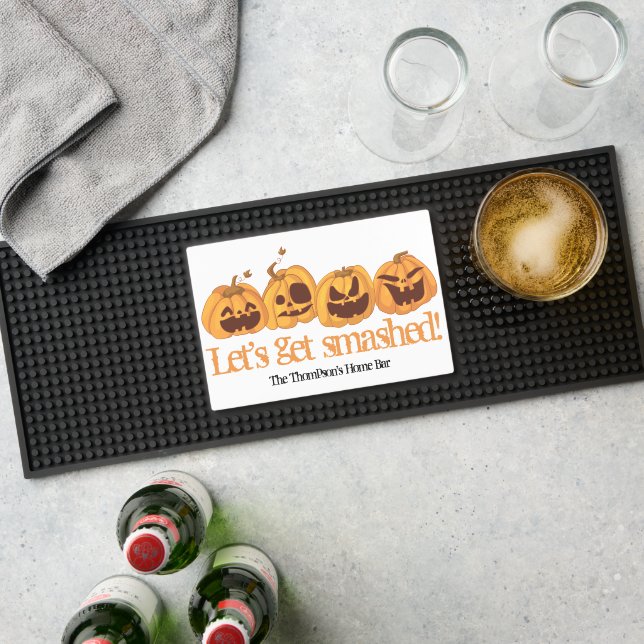 Let's get smashed pumpkins home bar bar mat  (Insitu (Bar 1))