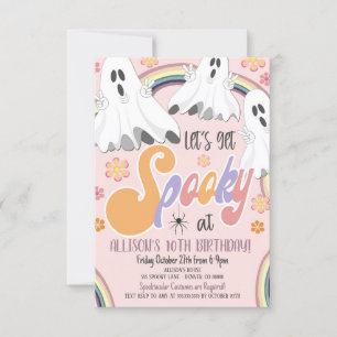 Let's Get Spooky Birthday Invitation