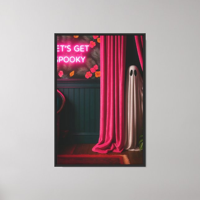 LET'S GET SPOOKY CANVAS PRINT (Front)