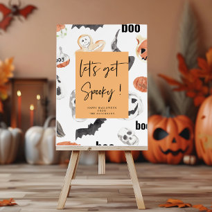 Let's get Spooky   Halloween Party    Foam Board