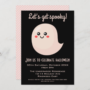LET'S GET SPOOKY HALLOWEEN PARTY INVITATION