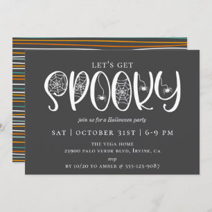 Let's Get SPOOKY Halloween Party Invitation