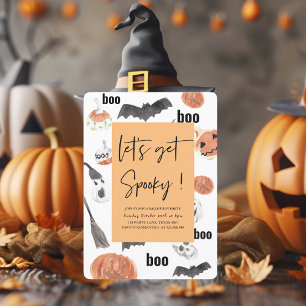Let's get Spooky Halloween Party Invitation