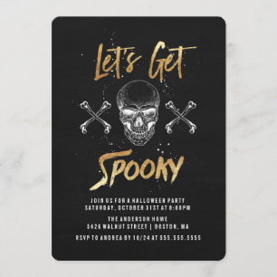 Let's Get Spooky Halloween Party Invitation