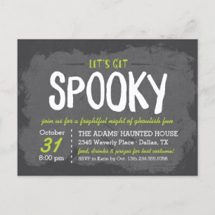 Let's Get Spooky Halloween Party Invitation
