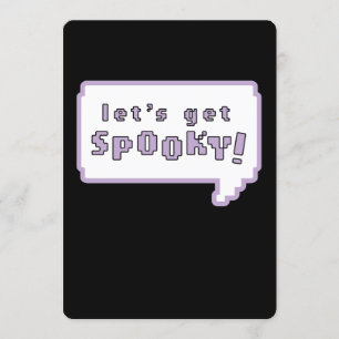 "Let's Get Spooky!" Halloween Party Invitations