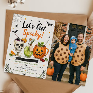 Let's Get Spooky Halloween Party Photo Invitation