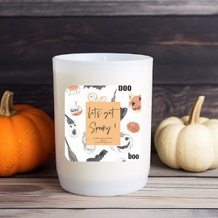 Let's get Spooky Halloween Party Square Sticker