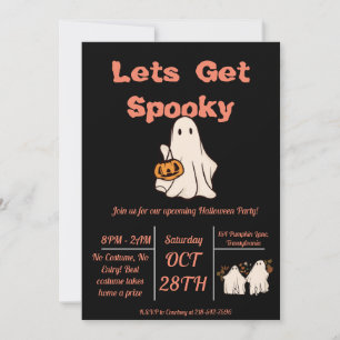 Lets Get Spooky! Invitation