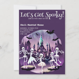 Lets Get Spooky Invitation