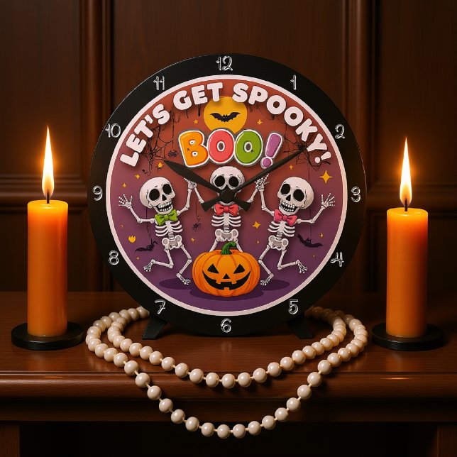 Let's Get Spooky Large Clock (Creator Uploaded)