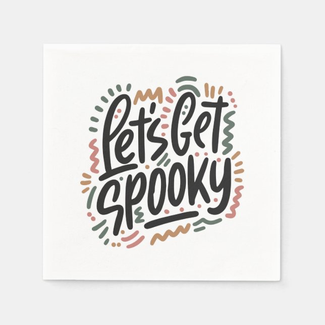 Lets get spooky napkins (Front)