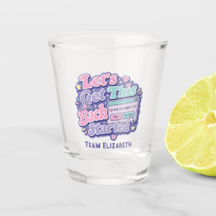Let's Get This Bach Started Y2K Bachelorette Shot Glass