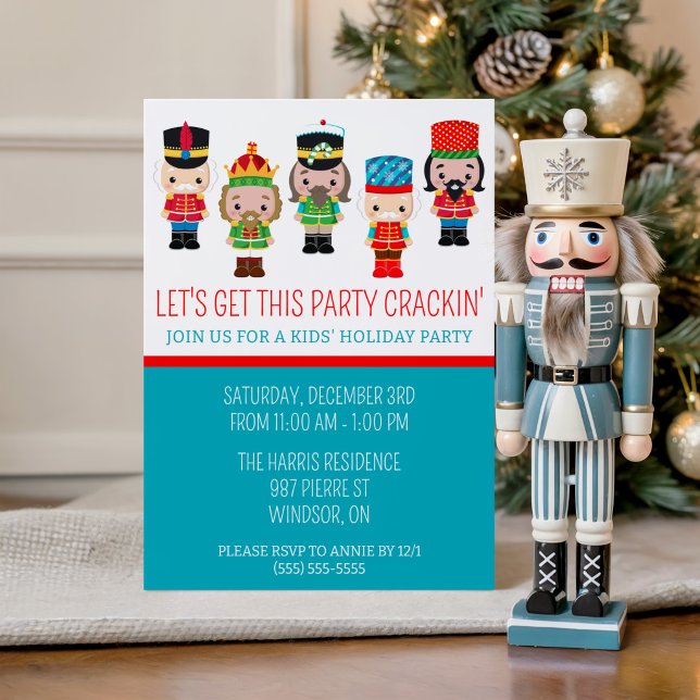 Let's Get This Party Crackin!  Nutcracker Party Invitation (Creator Uploaded)