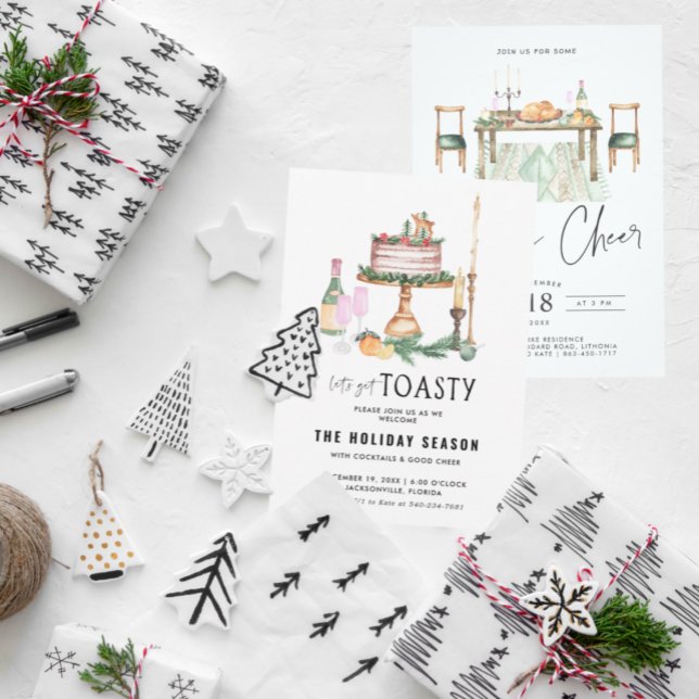 Let's Get Toasty | Holiday Party Invitation (Creator Uploaded)