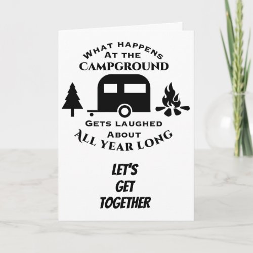 LETS GET TOGETHER SOON CARD