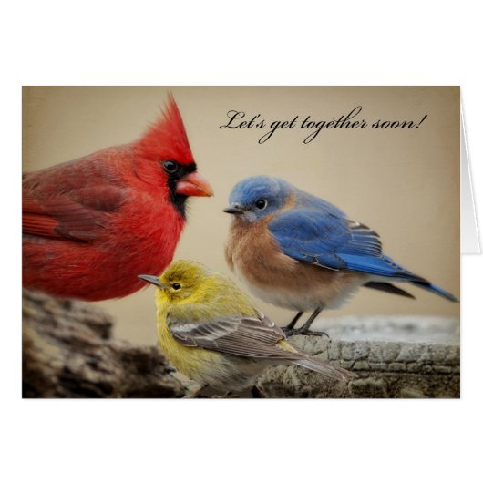 Let's get together soon! cards (Front Horizontal)