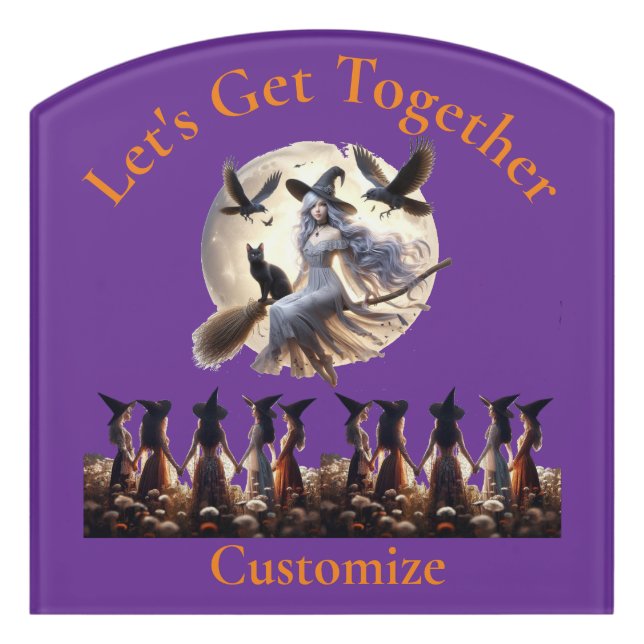 Let's Get Together Thunder_Cove Door Sign (Contour Front)
