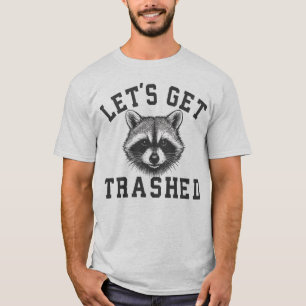 Let's Get Trashed - Vintage Raccoon T-Shirt