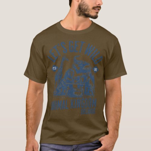 Lets Get Wild Animal Kingdom Orlando Florida T_Shirt