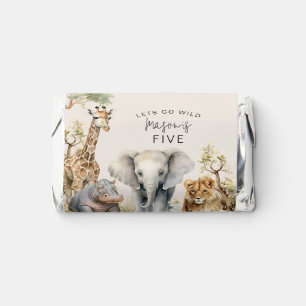 Lets Get Wild Kids Birthday Party Hershey's Miniatures