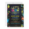 Let's Glow Crazy Birthday Neon Paint Invitation