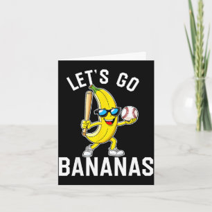 Let's go banana  card