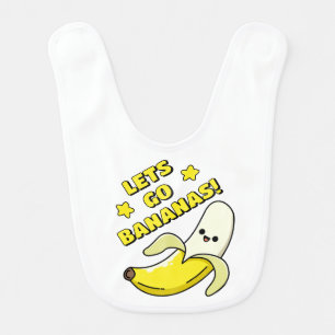 Lets Go Bananas! Baby Bib