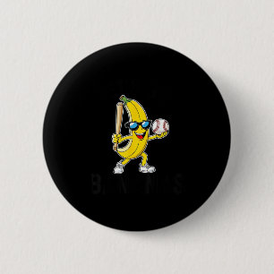 Let's Go Bananas Funny Banana Merch  Button