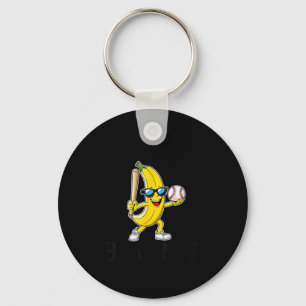 Let's Go Bananas Funny Banana Merch Keychain