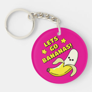Lets Go Bananas! Keychain